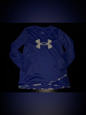 Under Armour Navy Blue Long Sleeve Performance Shirt